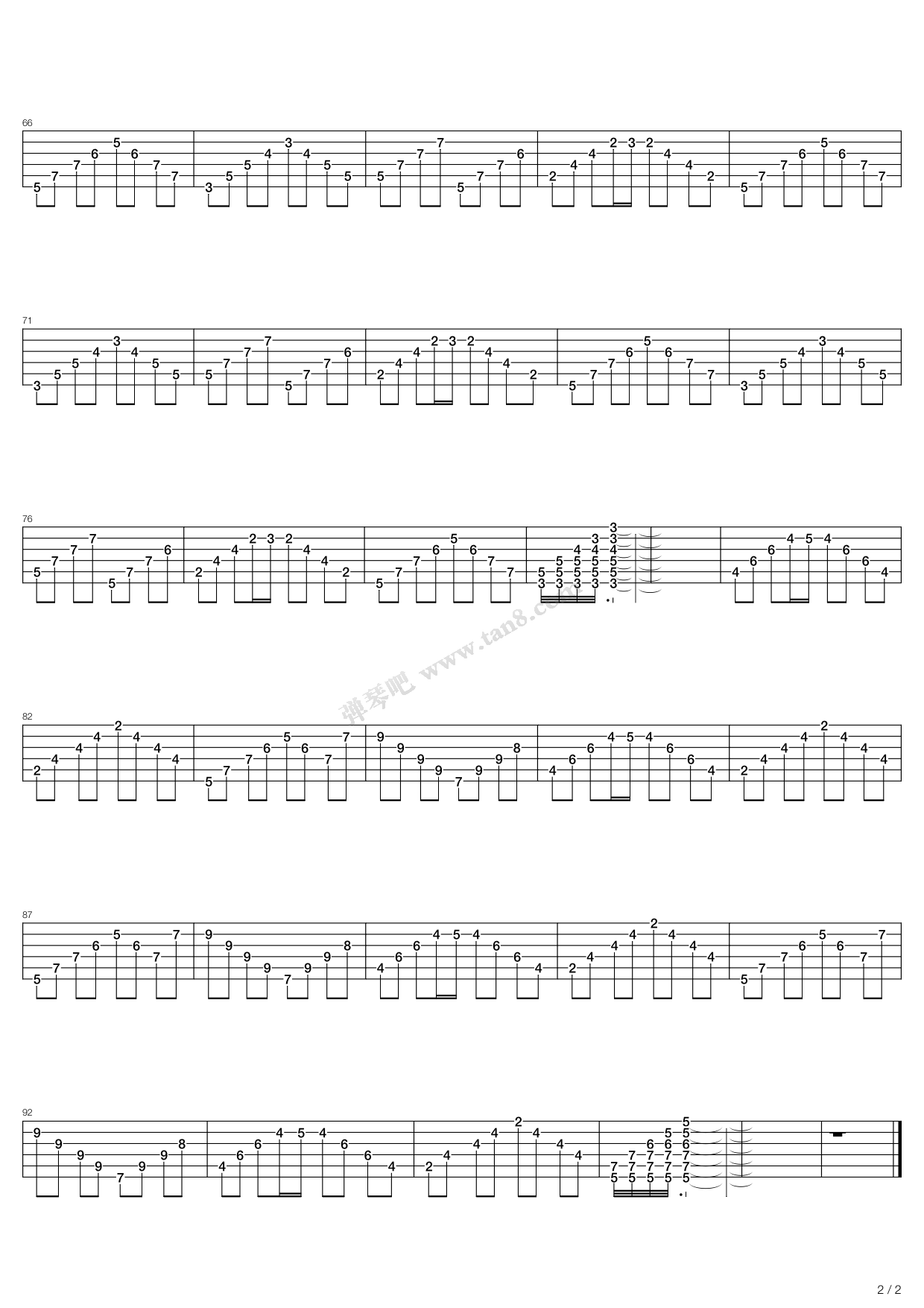 gone with the sin 吉他谱-虫虫吉他谱免费下载