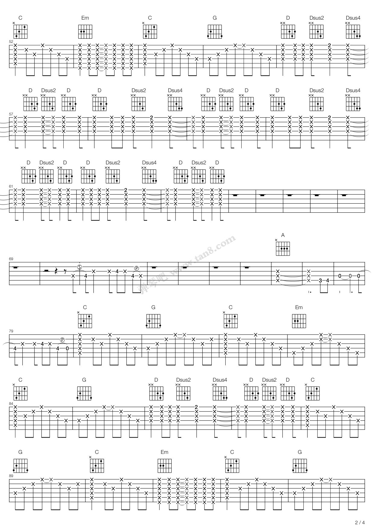 patience 吉他谱-虫虫吉他谱免费下载