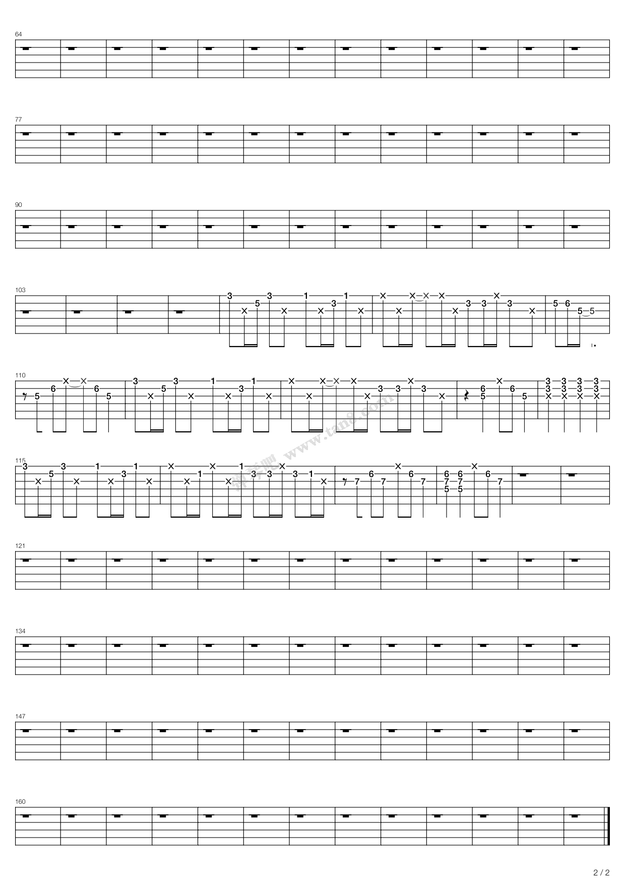 november rain 吉他谱-虫虫吉他谱免费下载