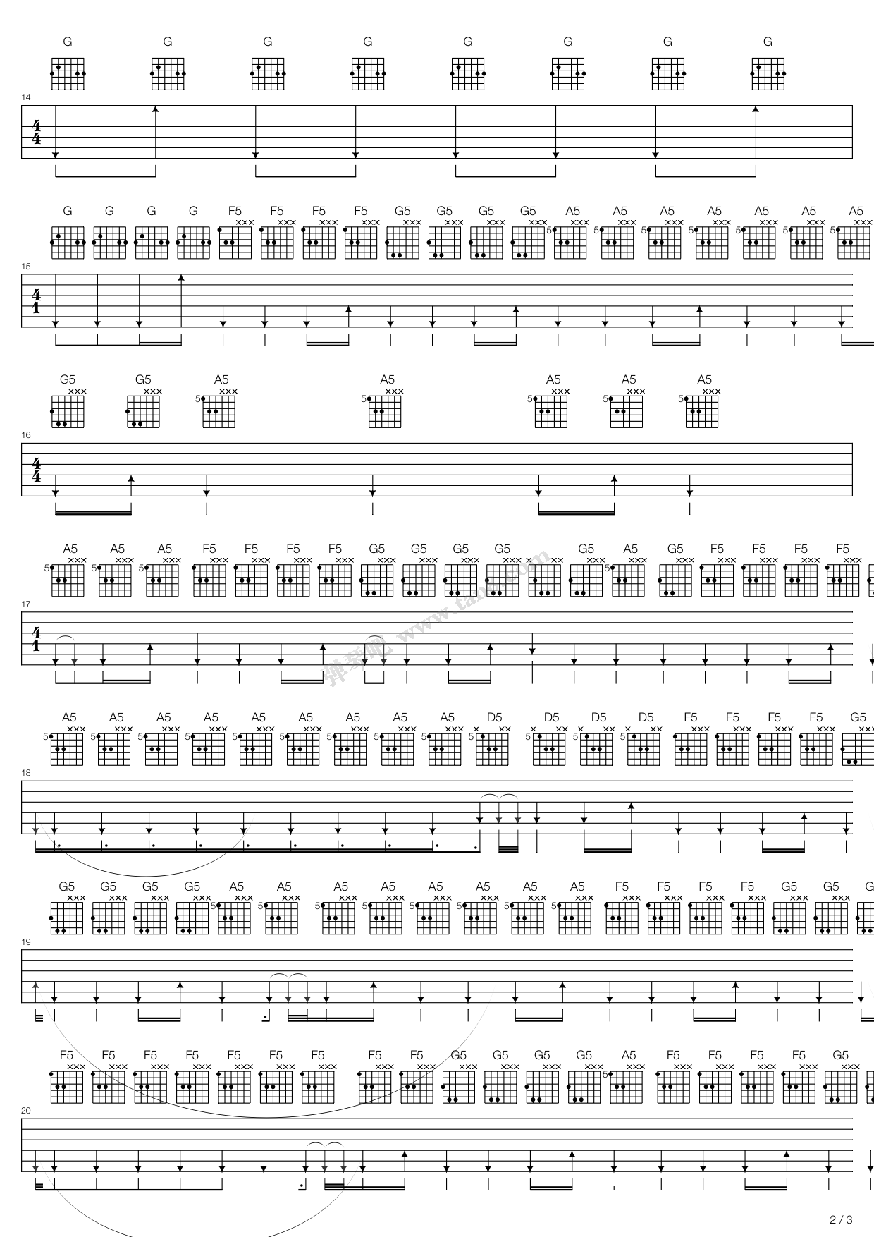 dont cry 吉他谱-虫虫吉他谱免费下载