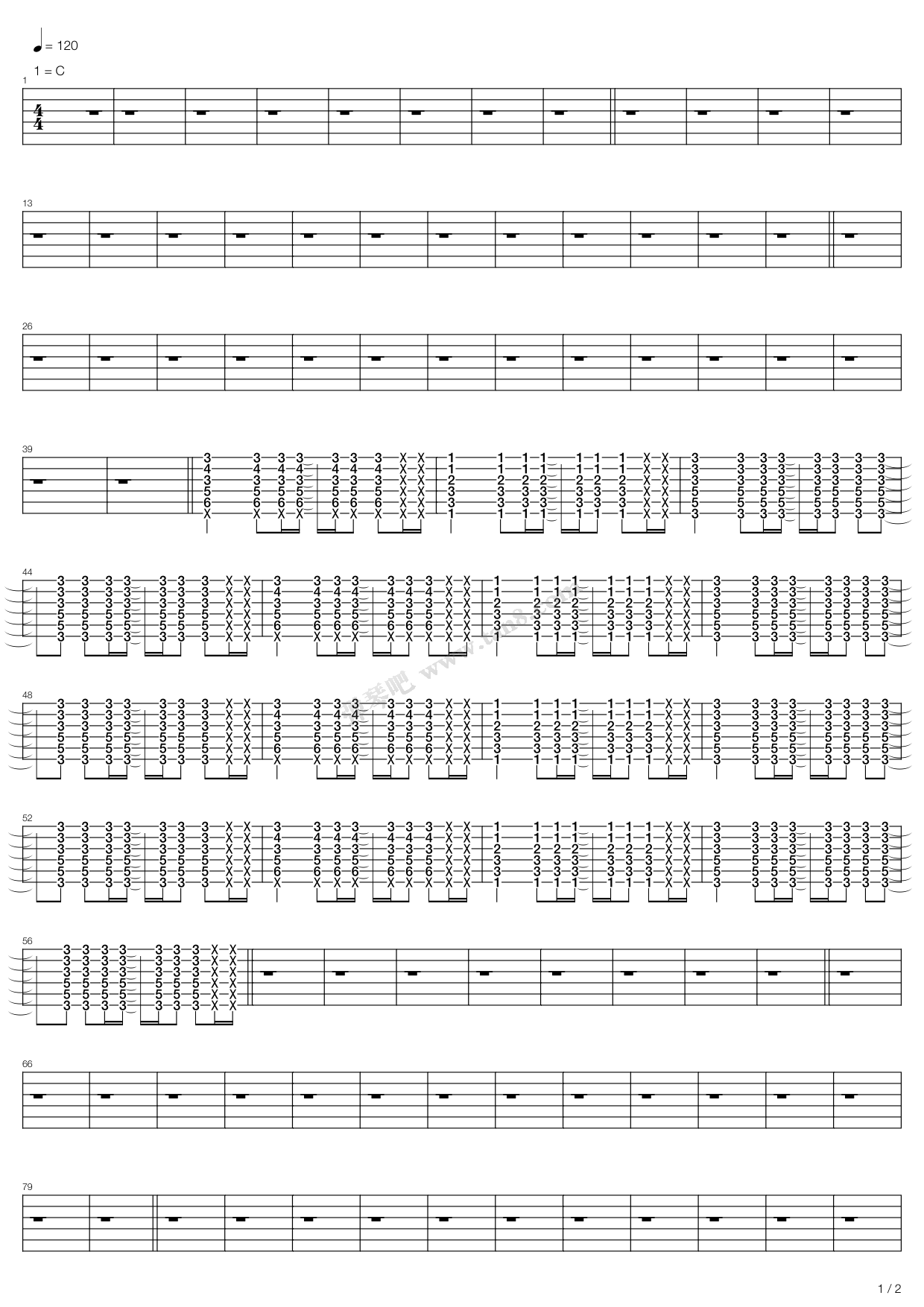 save the population 吉他谱-虫虫吉他谱免费下载