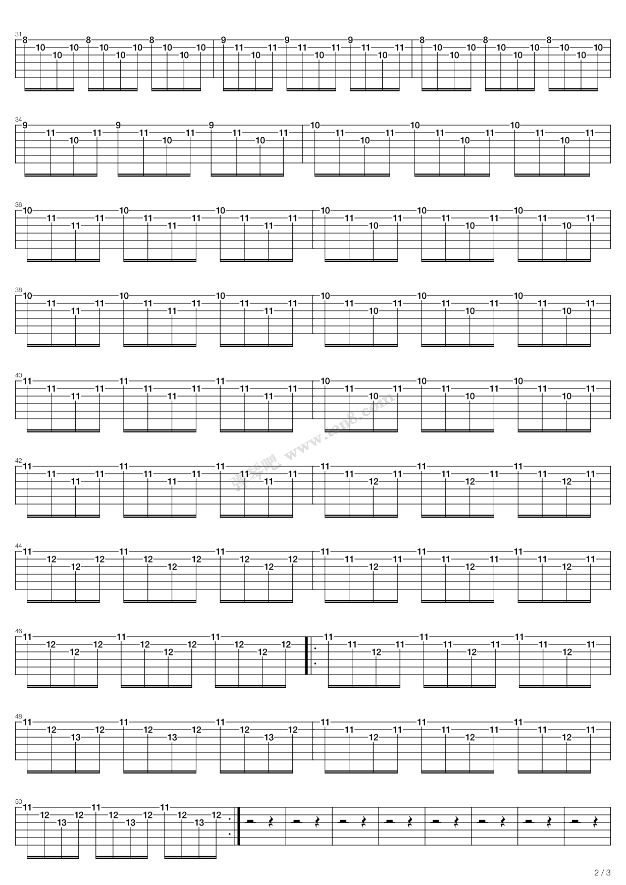 take a bow 吉他谱-虫虫吉他谱免费下载