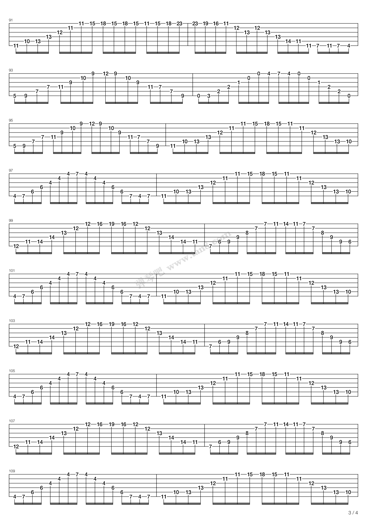 starlight 吉他谱-虫虫吉他谱免费下载