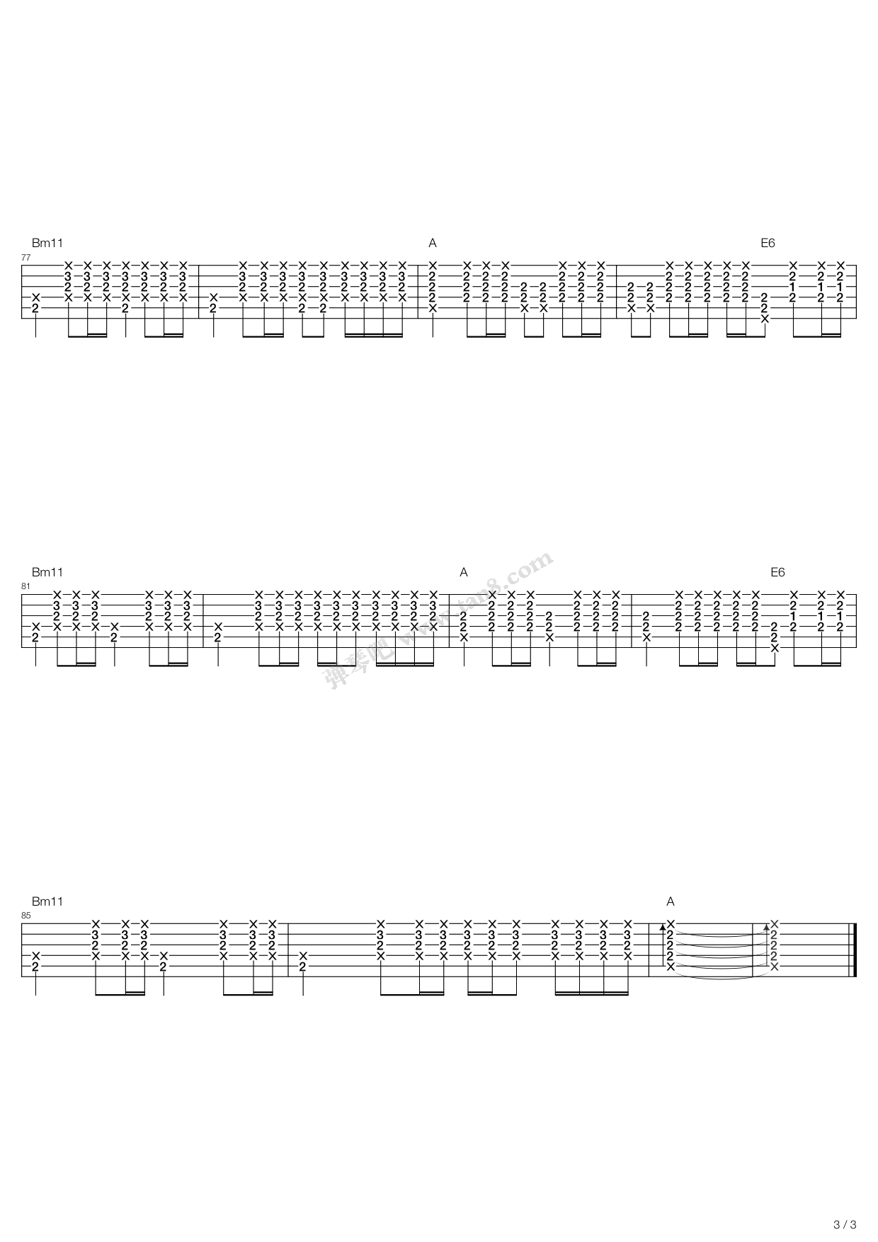 Fake Plastic Trees 吉他谱虫虫吉他谱免费下载