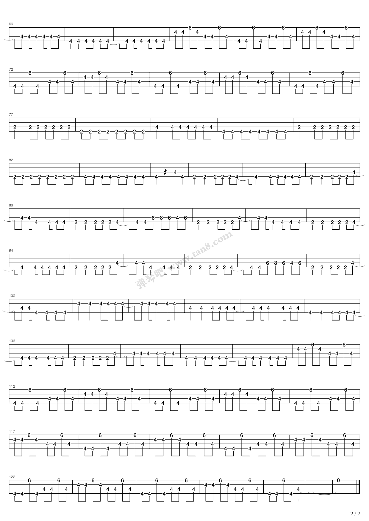 《jason andrew relva》,green day(六线谱 吉他谱吉他谱 第11页