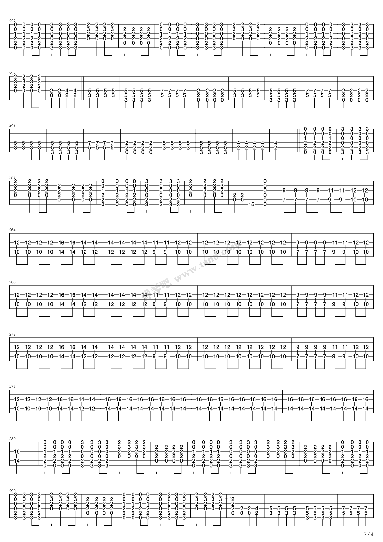 《holiday》,green day(六线谱 吉他谱吉他谱 第26页