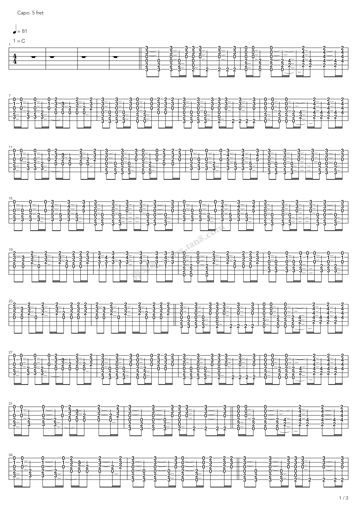 Don T Look Back In Anger 吉他谱 弹唱谱 吉他弹唱视频 原版吉他谱 虫虫吉他 钢琴谱 吉他谱 尤克里里谱 简谱 古筝谱 钢琴曲 乐谱 曲谱 五线谱 六线谱 高清免费下载