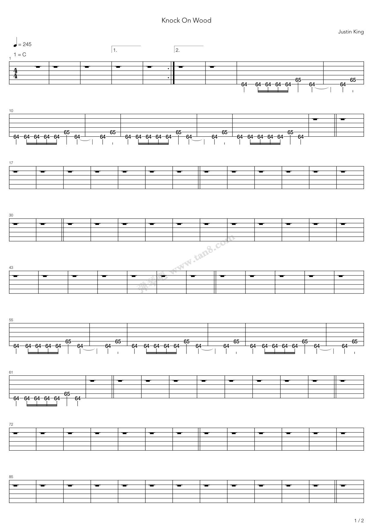 >> 儿歌 >> justin king >>knock on wood