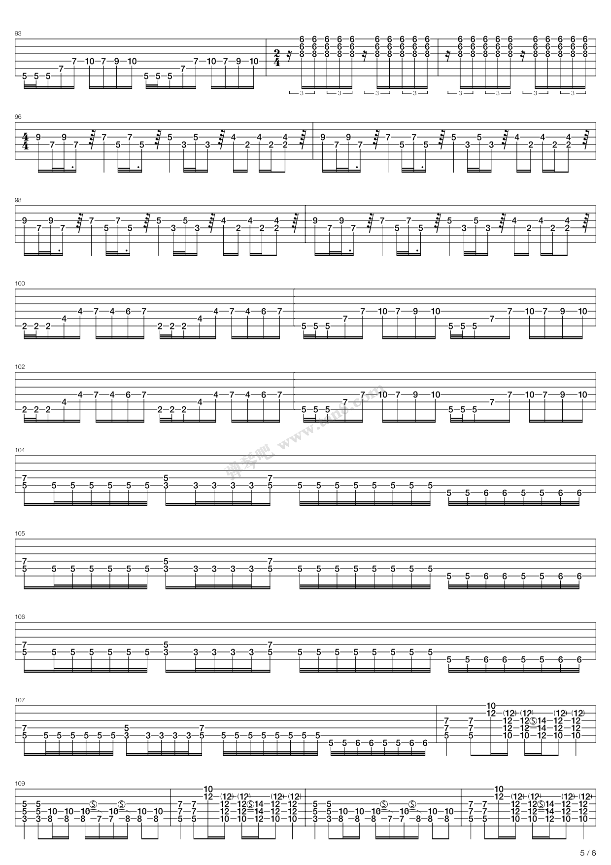 《Peppers Ghost》,Buckethead（六线谱 调六线吉他谱虫虫吉他谱免费下载