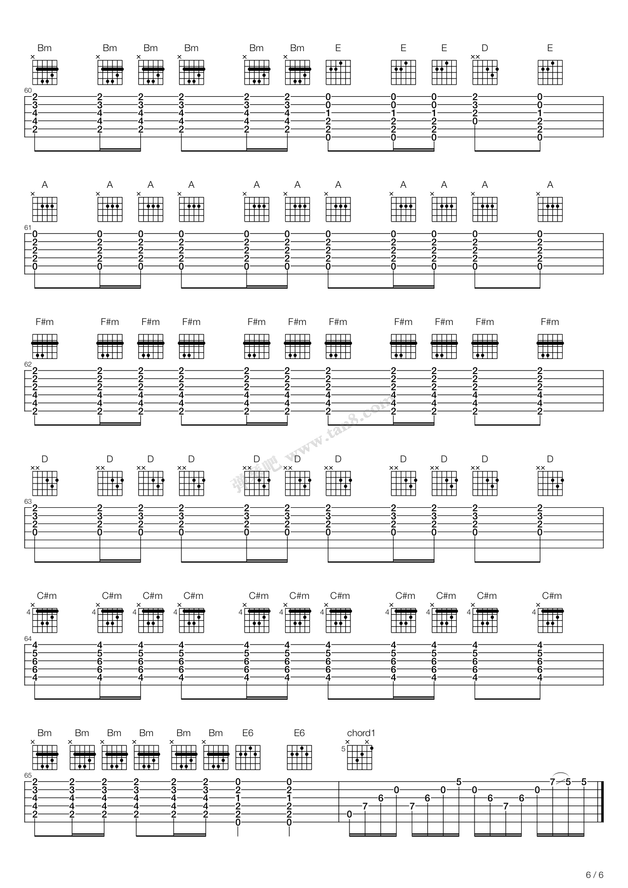 怎么舍得你 吉他谱-虫虫吉他谱免费下载