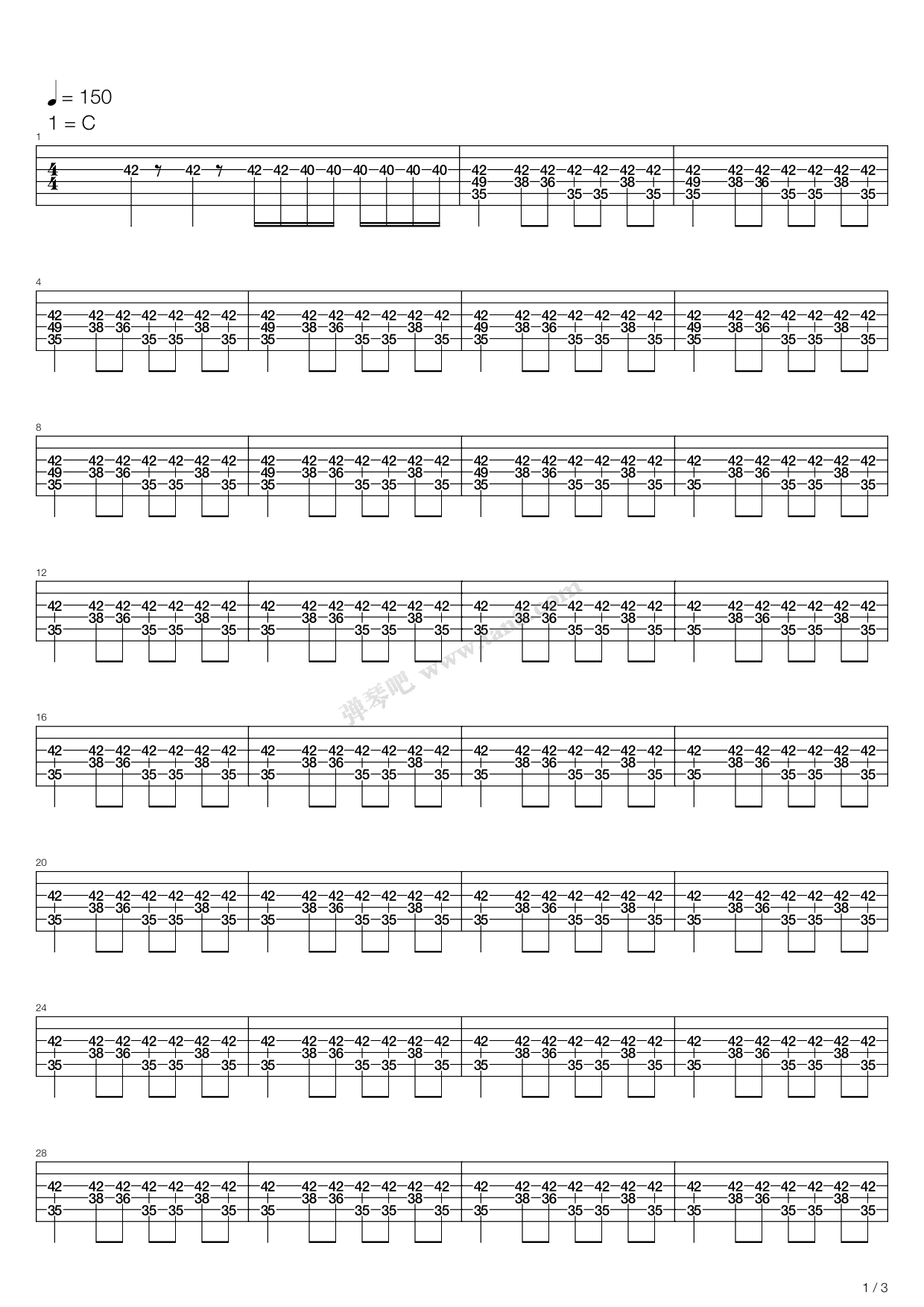 过时 吉他谱-虫虫吉他谱免费下载