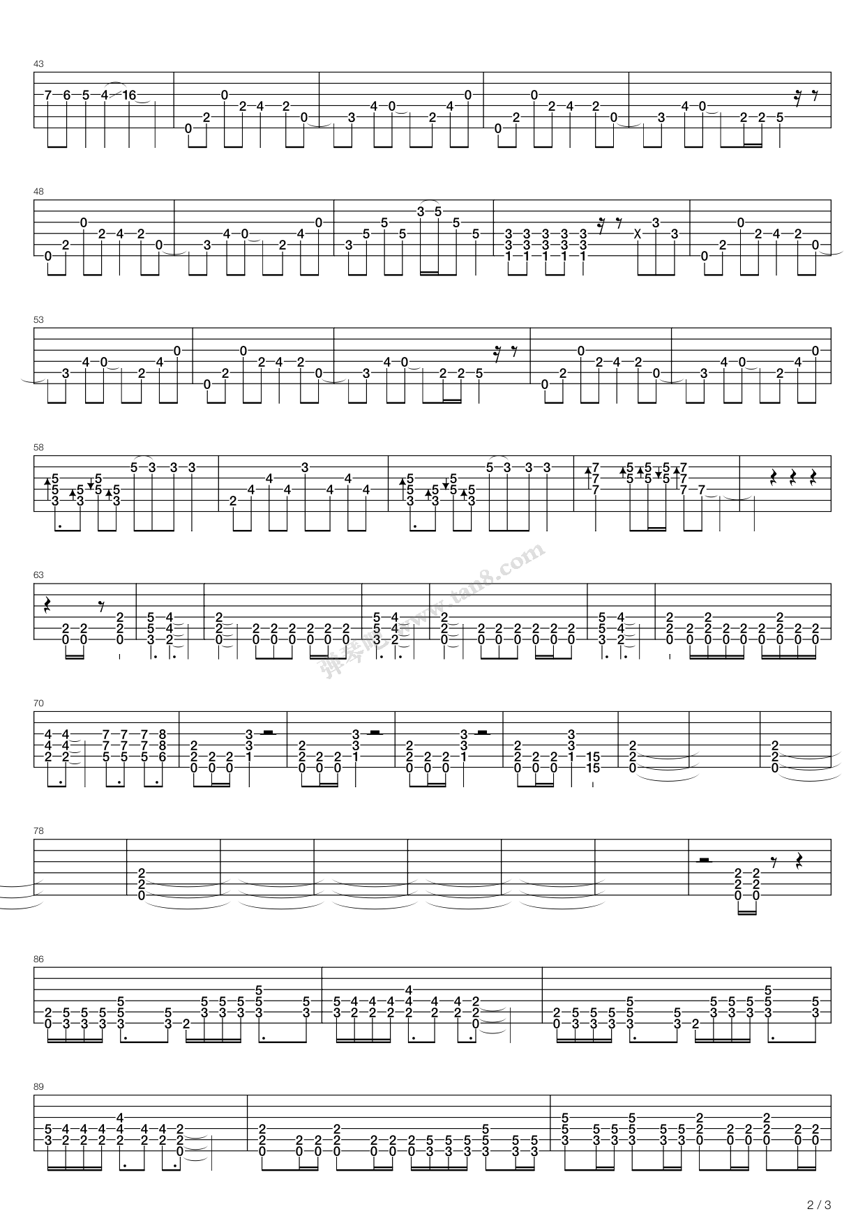 这个夏天 吉他谱-虫虫吉他谱免费下载