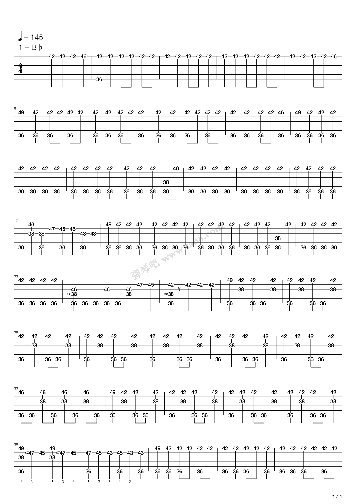 《满有能力》,赞美之泉音乐事工(六线谱 吉他谱吉他谱 第10页