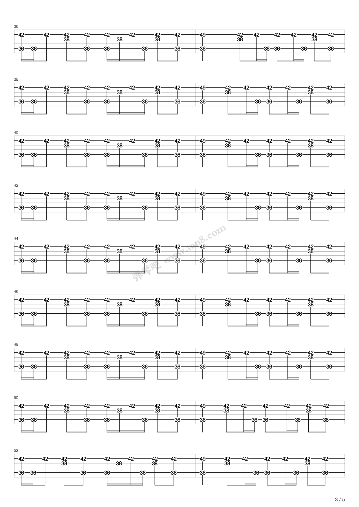 泪了 吉他谱-虫虫吉他谱免费下载